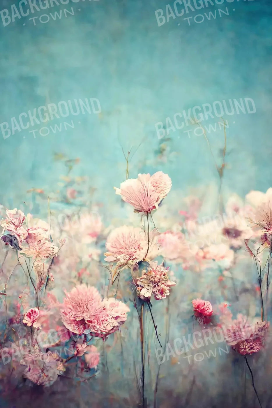 Blush Meadow 5X8 Ultracloth ( 60 X 96 Inch ) Backdrop
