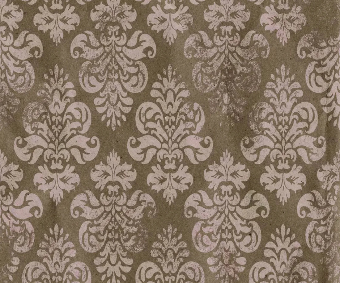 Blushing Damask 5X42 Fleece ( 60 X 50 Inch ) Backdrop