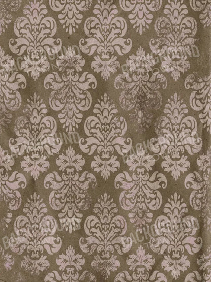 Blushing Damask 5X68 Fleece ( 60 X 80 Inch ) Backdrop