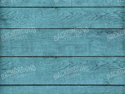 Boarded Blue 7X5 Ultracloth ( 84 X 60 Inch ) Backdrop