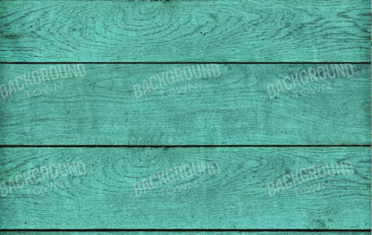 Boarded Teal 16X10 Ultracloth ( 192 X 120 Inch ) Backdrop