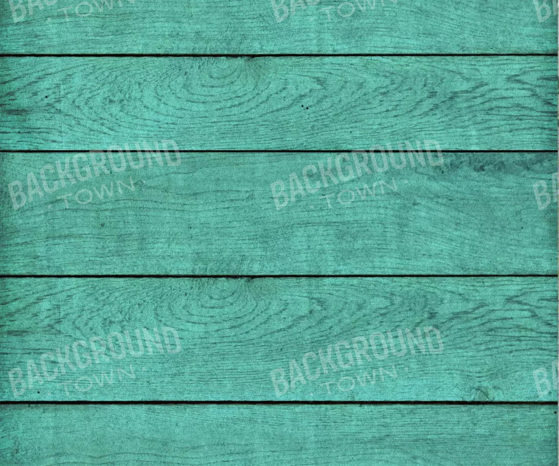 Boarded Teal 5X42 Fleece ( 60 X 50 Inch ) Backdrop