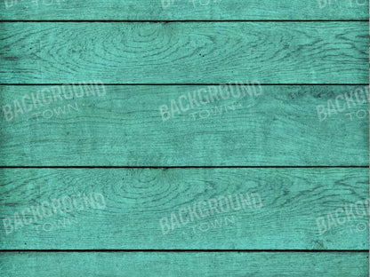 Boarded Teal 7X5 Ultracloth ( 84 X 60 Inch ) Backdrop