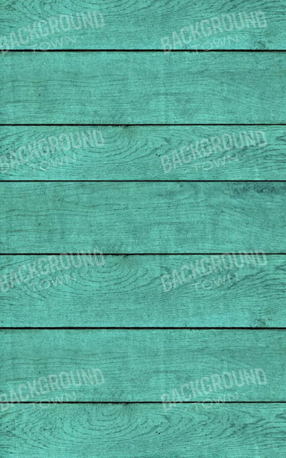 Boarded Teal 9X14 Ultracloth ( 108 X 168 Inch ) Backdrop