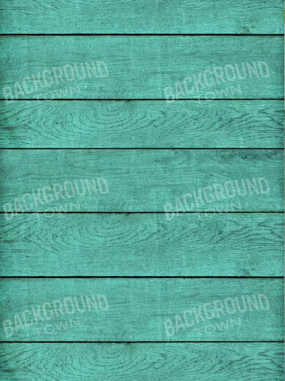 Boarded Teal Rubbermat Floor 8X10 ( 96 X 120 Inch )