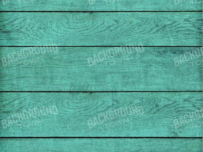 Boarded Teal Rubbermat Floor 10X8 ( 120 X 96 Inch )