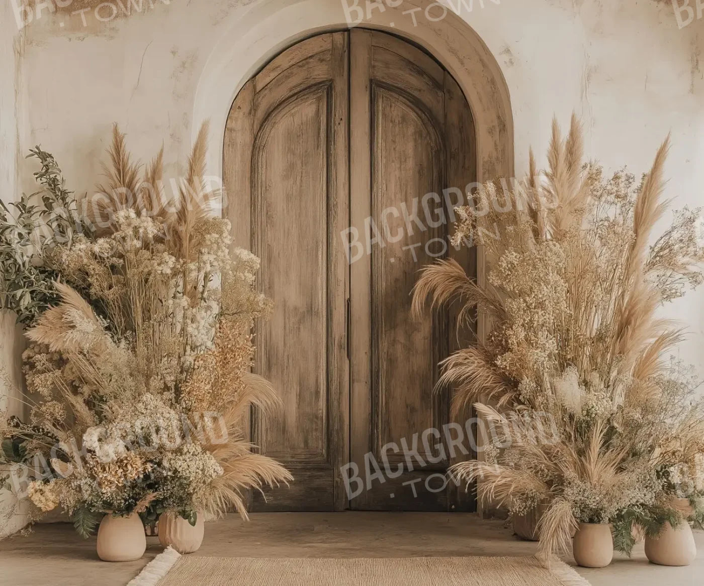 Boho Arch Doorway 5’x4’2 Fleece (60 x 50 inch) Backdrop