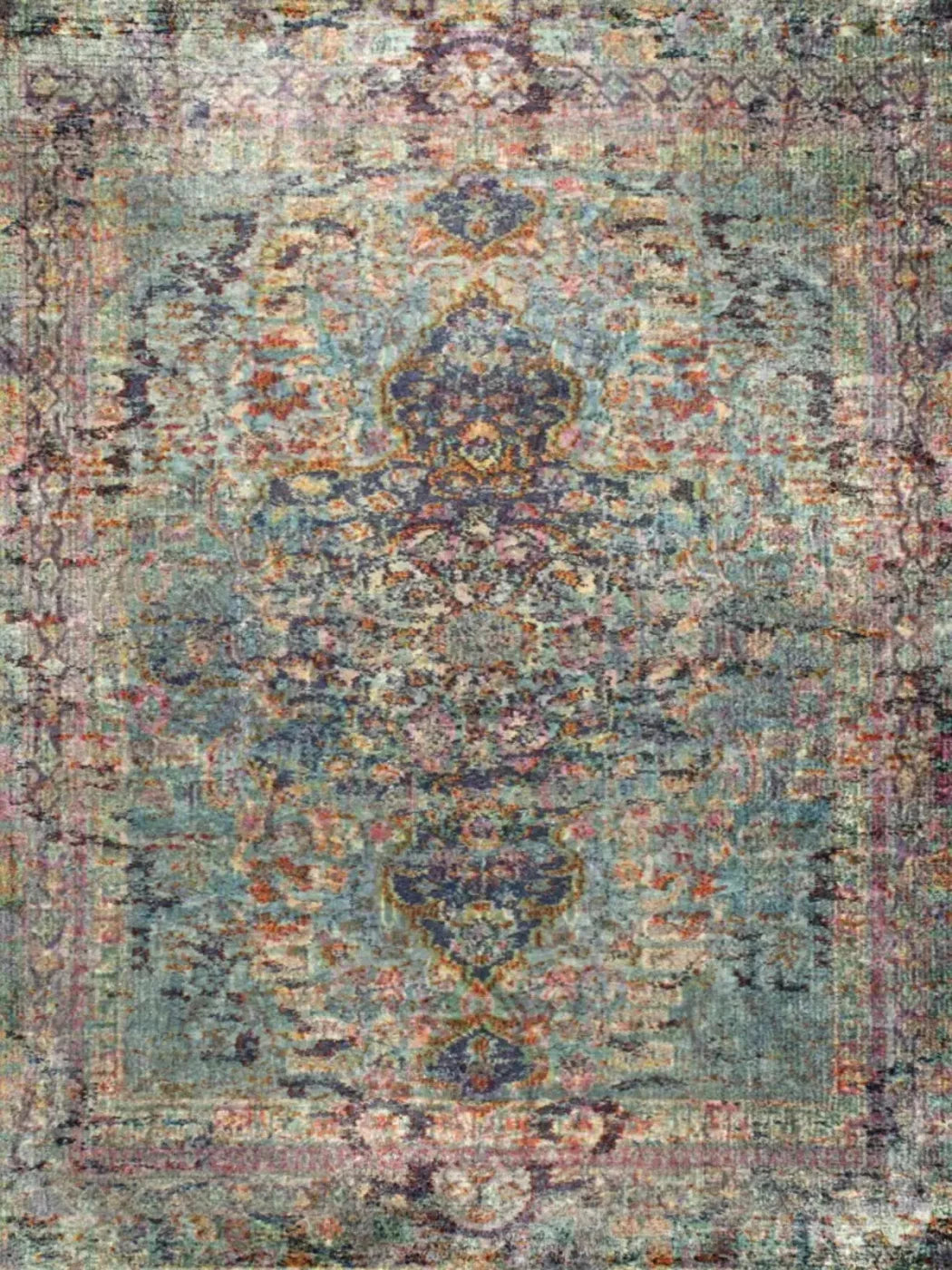 Boho Garden 5X68 Fleece ( 60 X 80 Inch ) Backdrop