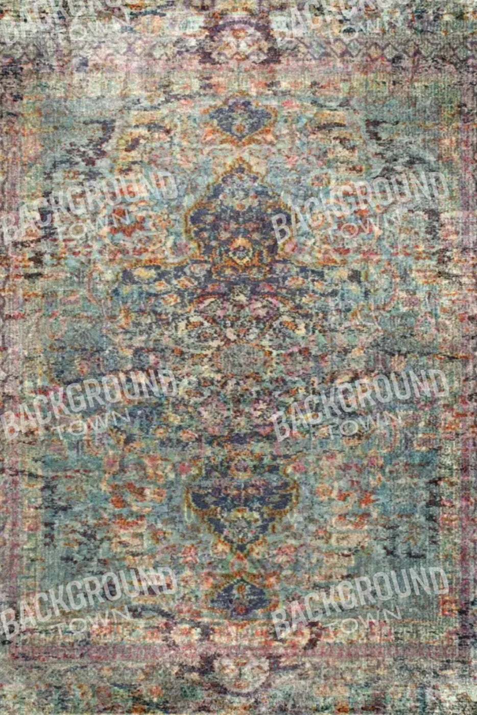 Boho Garden Rubbermat Floor 4X5 ( 48 X 60 Inch )
