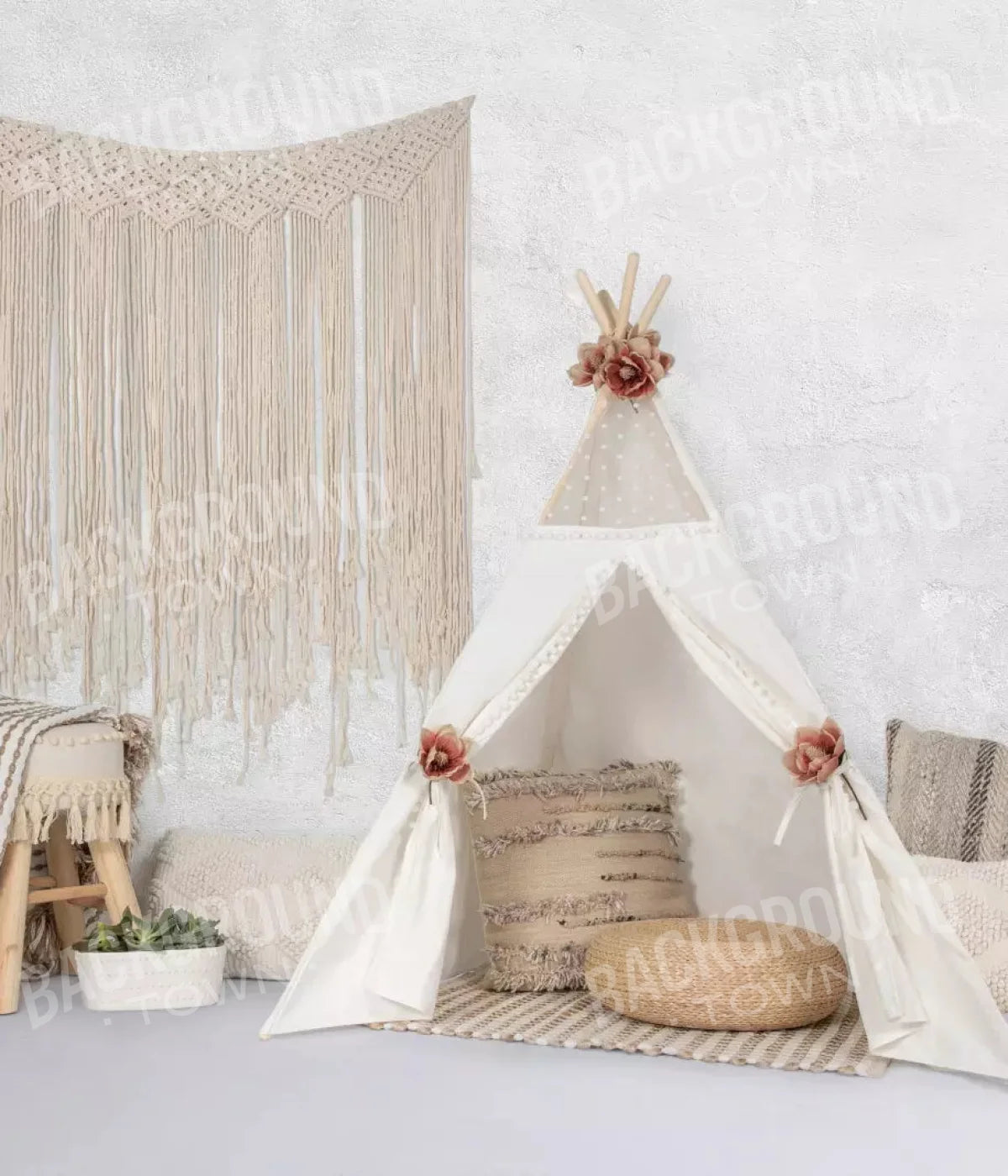 Boho Hideaway 10X12 Ultracloth ( 120 X 144 Inch ) Backdrop