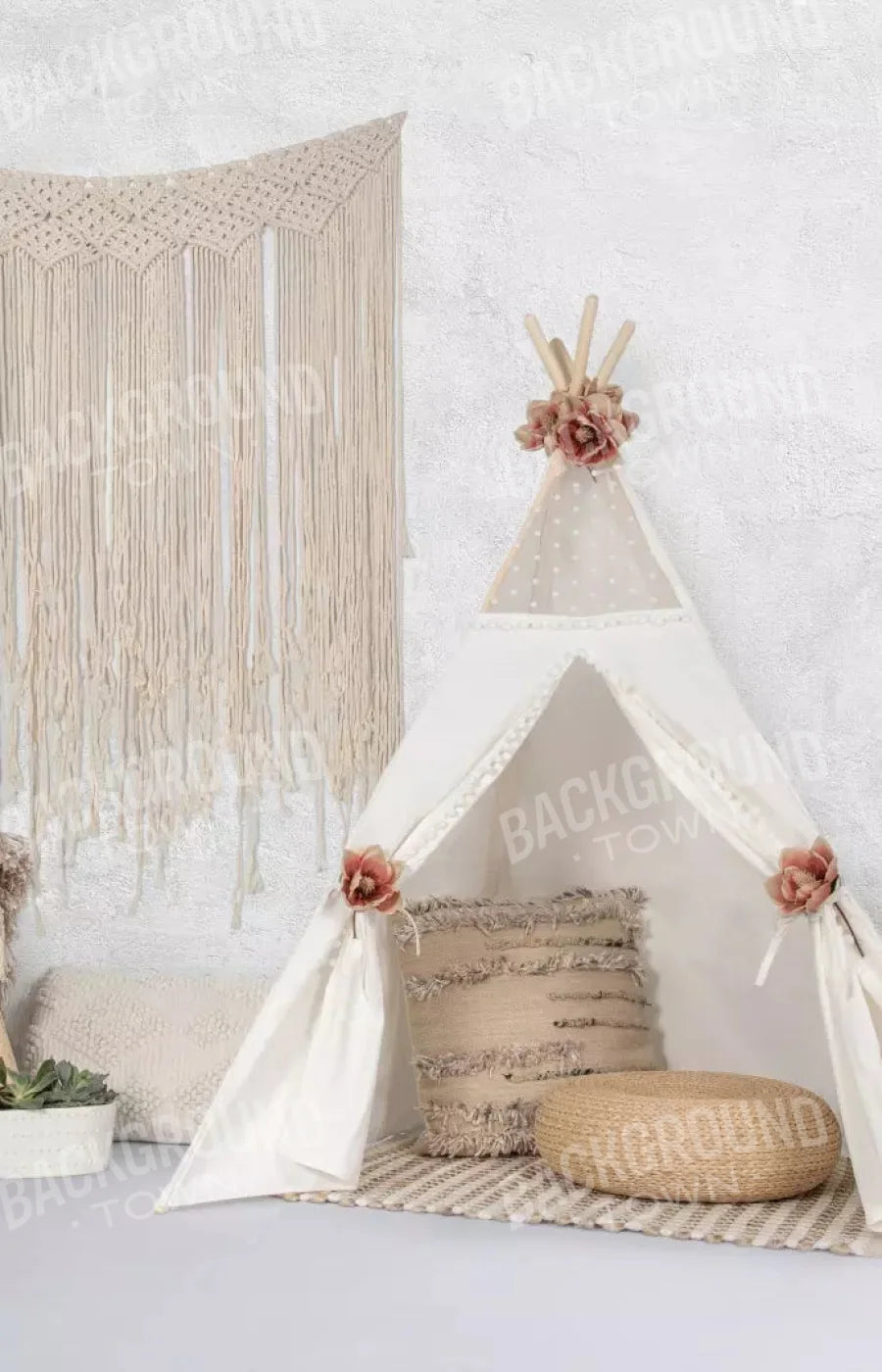 Boho Hideaway 8X12 Ultracloth ( 96 X 144 Inch ) Backdrop