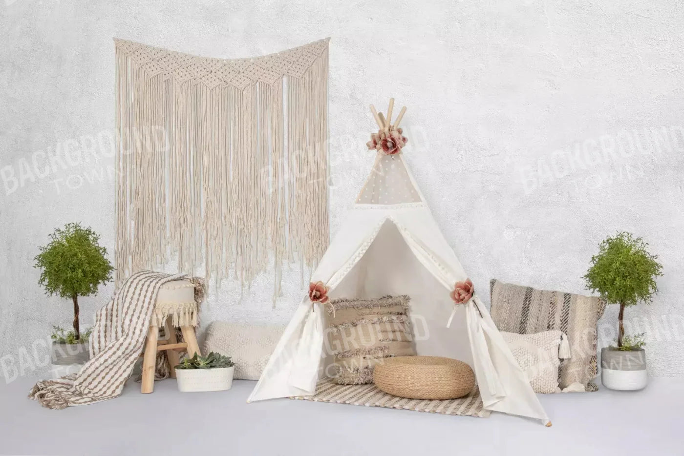 Boho Hideaway 8X5 Ultracloth ( 96 X 60 Inch ) Backdrop