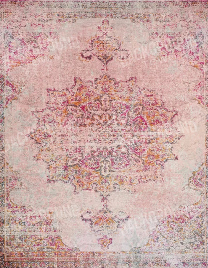 Boho Pink 6X8 Fleece ( 72 X 96 Inch ) Backdrop