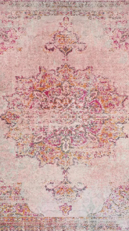 Boho Pink 8X14 Ultracloth ( 96 X 168 Inch ) Backdrop