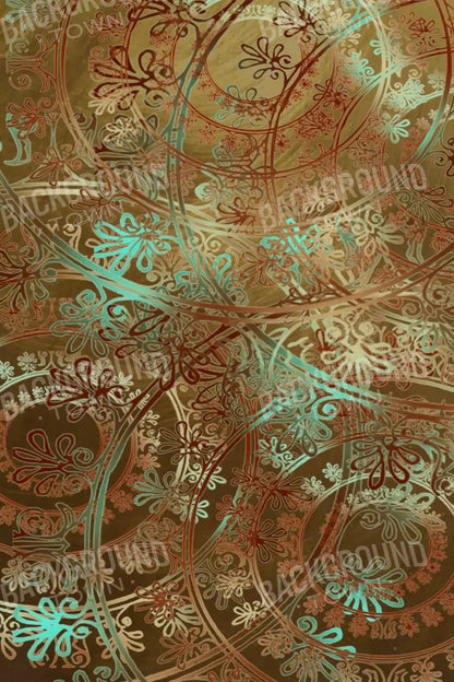 Boho Pinwheels 5X8 Ultracloth ( 60 X 96 Inch ) Backdrop