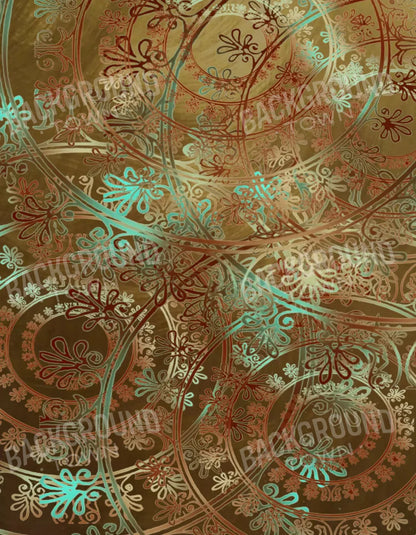 Boho Pinwheels 6X8 Fleece ( 72 X 96 Inch ) Backdrop