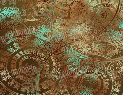 Boho Pinwheels 8X6 Fleece ( 96 X 72 Inch ) Backdrop