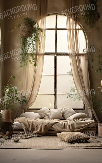 Boho Room I 10’X16’ Ultracloth (120 X 192 Inch) Backdrop