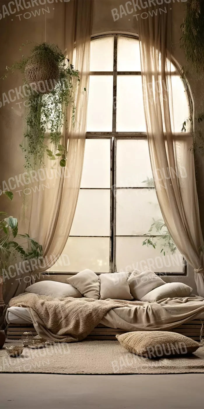 Boho Room I 8’X16’ Ultracloth (96 X 192 Inch) Backdrop
