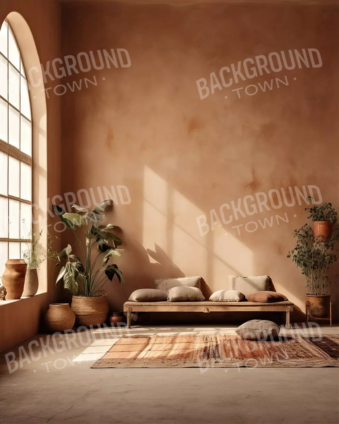 Boho Room Ii 8’X10’ Fleece (96 X 120 Inch) Backdrop