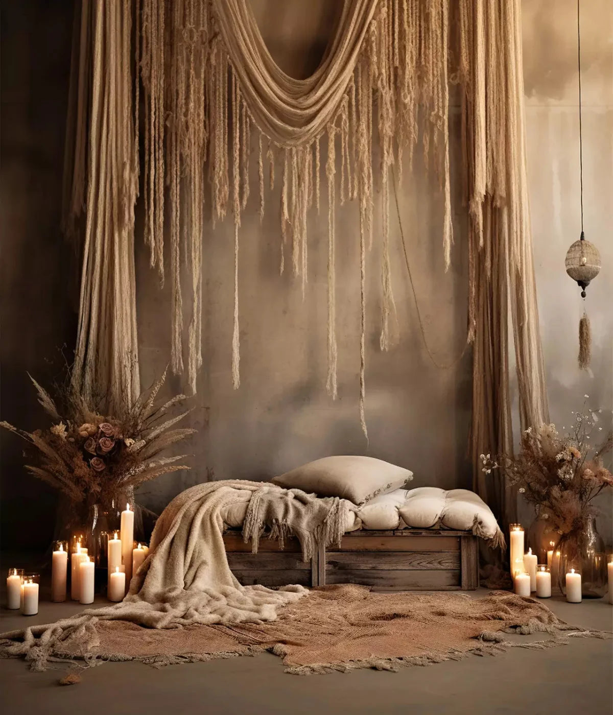 Boho Room Iv 10X12 Ultracloth ( 120 X 144 Inch ) Backdrop
