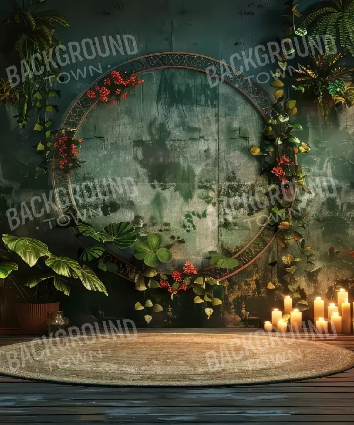 Boho Wall 10’X12’ Ultracloth (120 X 144 Inch) Backdrop