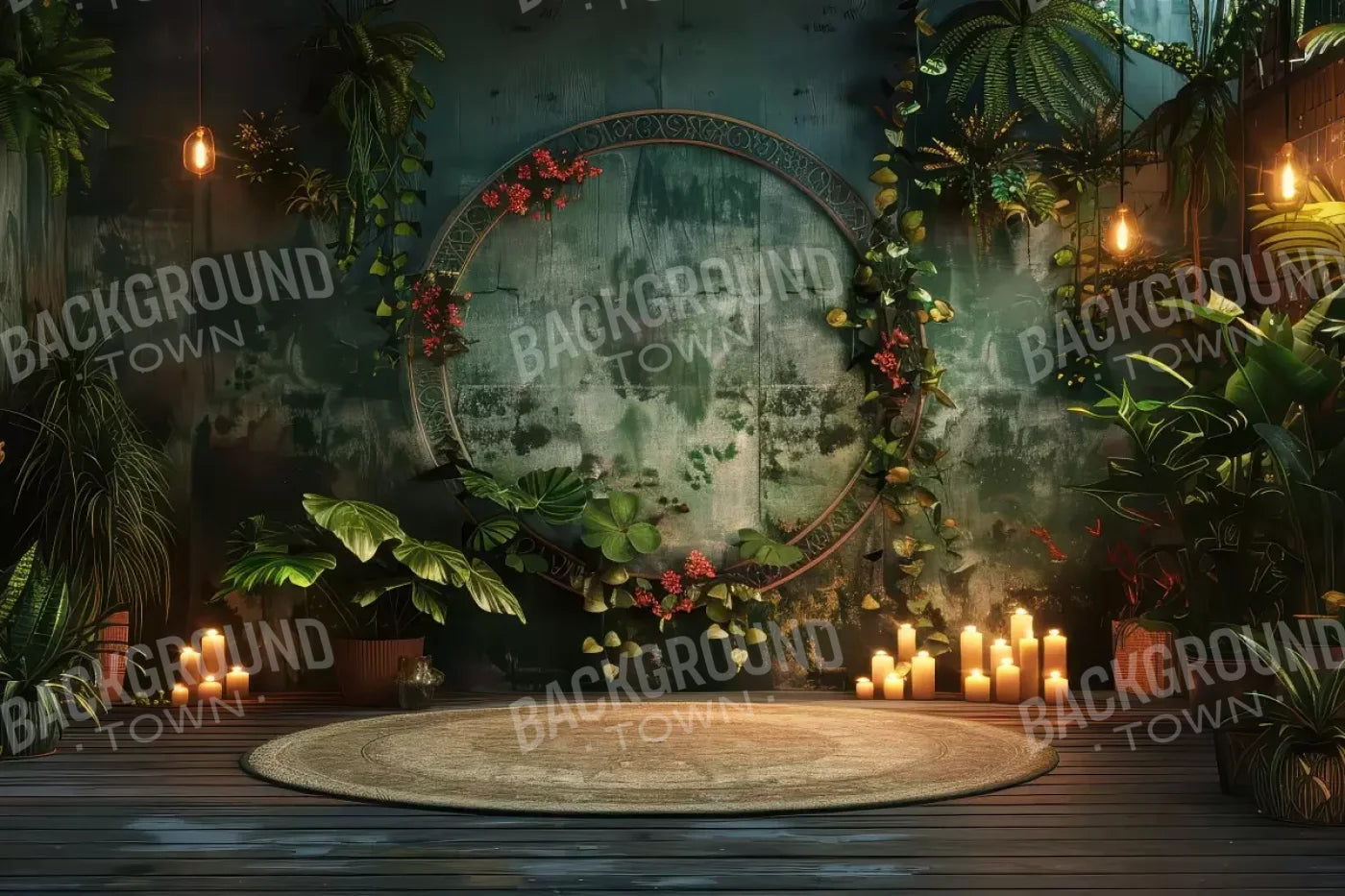 Boho Wall 12’X8’ Ultracloth (144 X 96 Inch) Backdrop