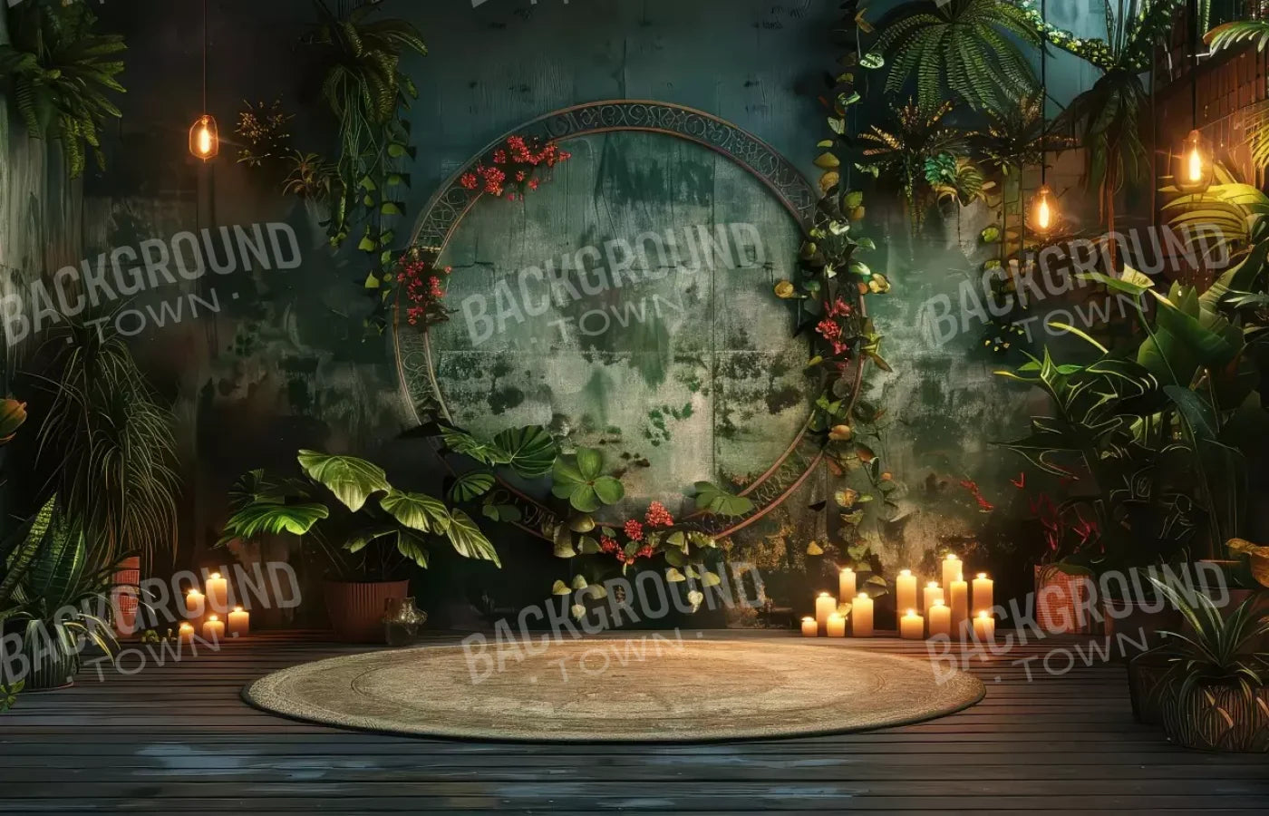 Boho Wall 14’X9’ Ultracloth (168 X 108 Inch) Backdrop