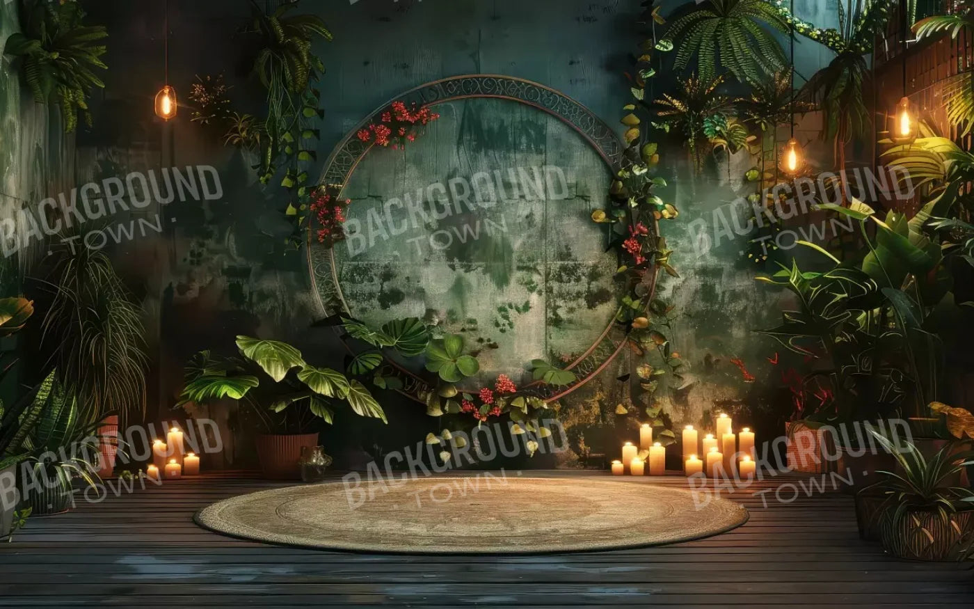 Boho Wall 16’X10’ Ultracloth (192 X 120 Inch) Backdrop
