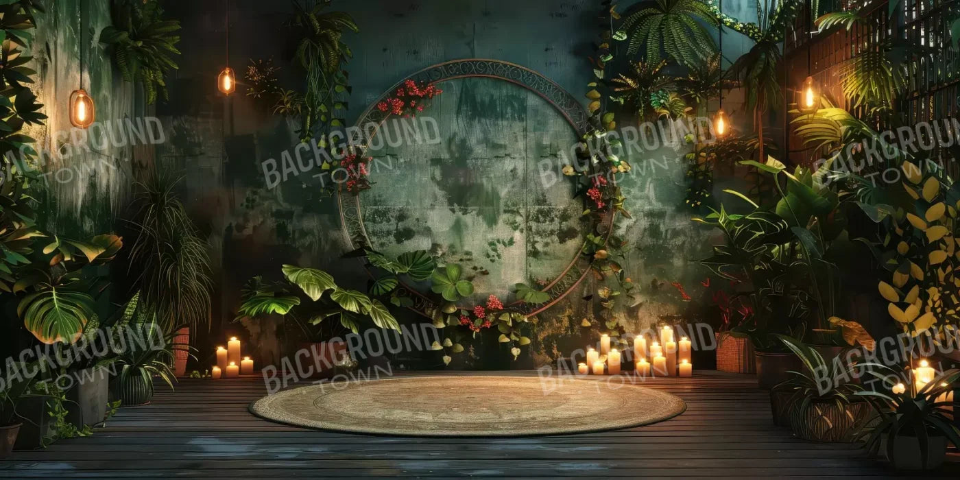 Boho Wall 16’X8’ Ultracloth (192 X 96 Inch) Backdrop