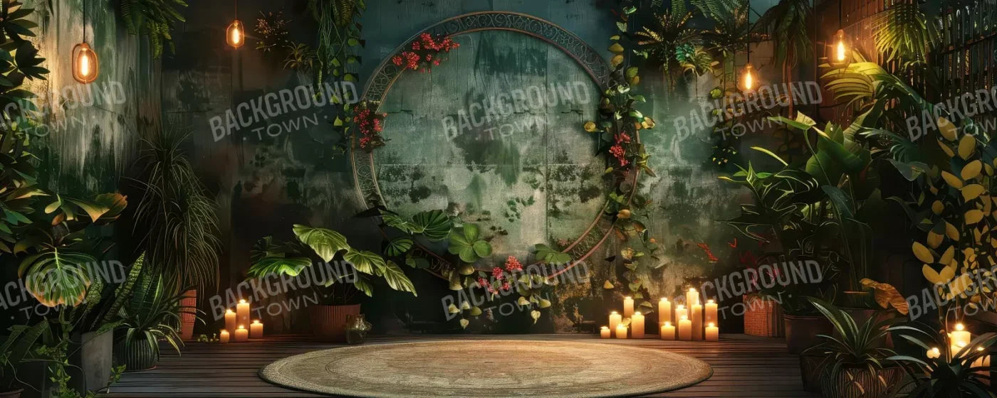 Boho Wall 20’X8’ Ultracloth (240 X 96 Inch) Backdrop