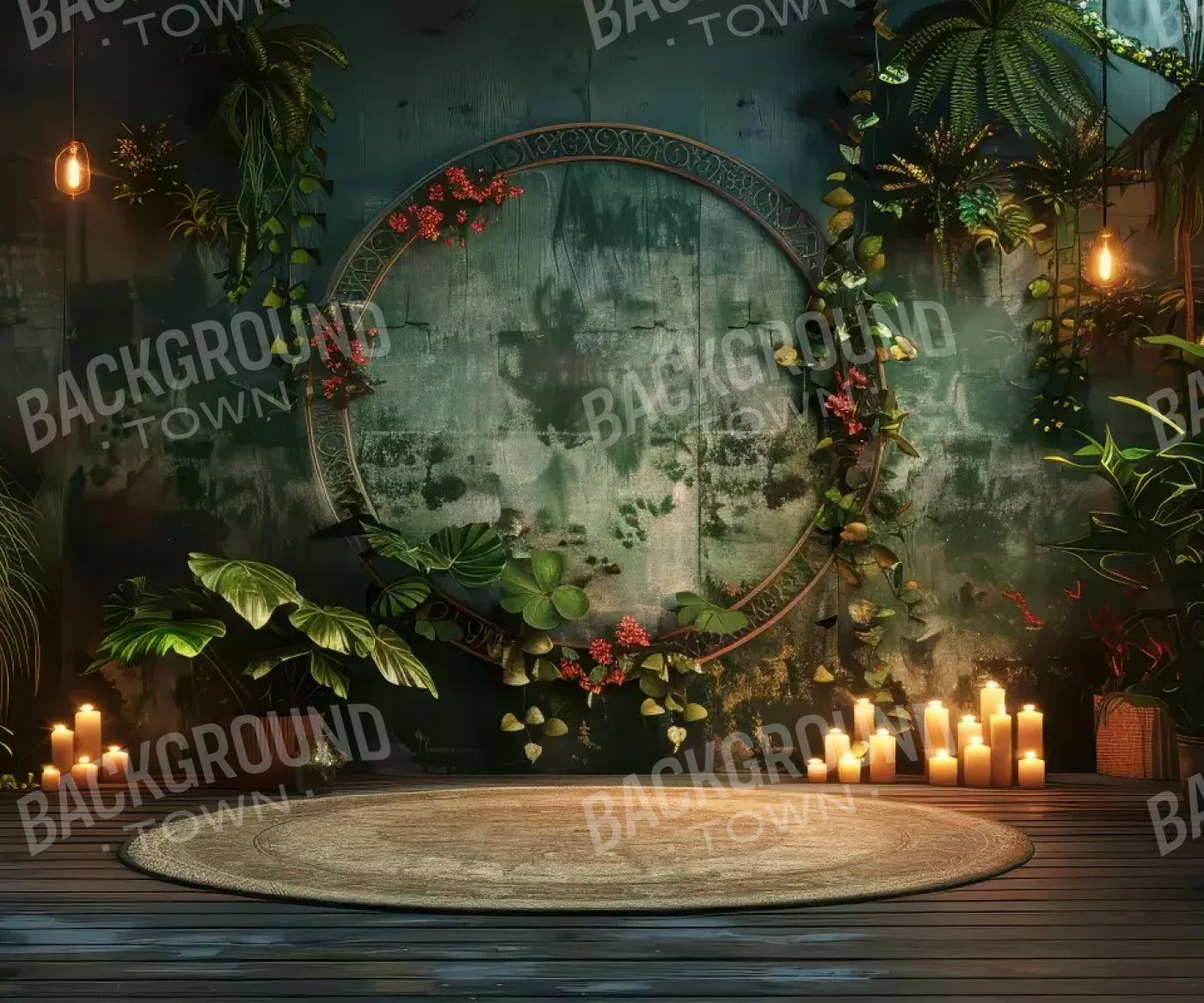 Boho Wall 5’X4’2 Fleece (60 X 50 Inch) Backdrop