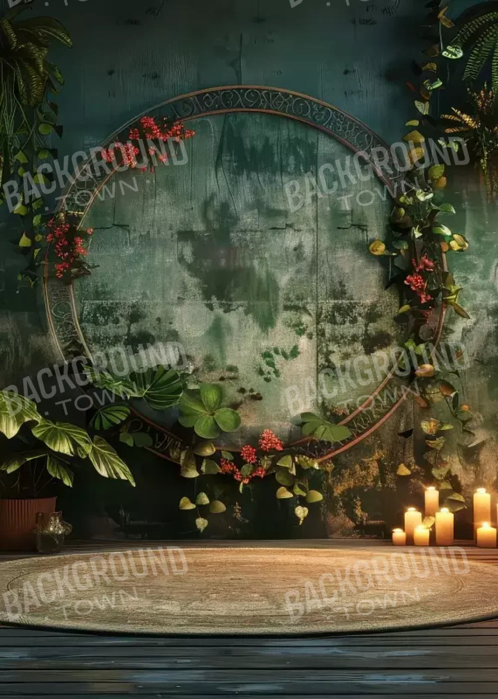 Boho Wall 5’X7’ Ultracloth (60 X 84 Inch) Backdrop