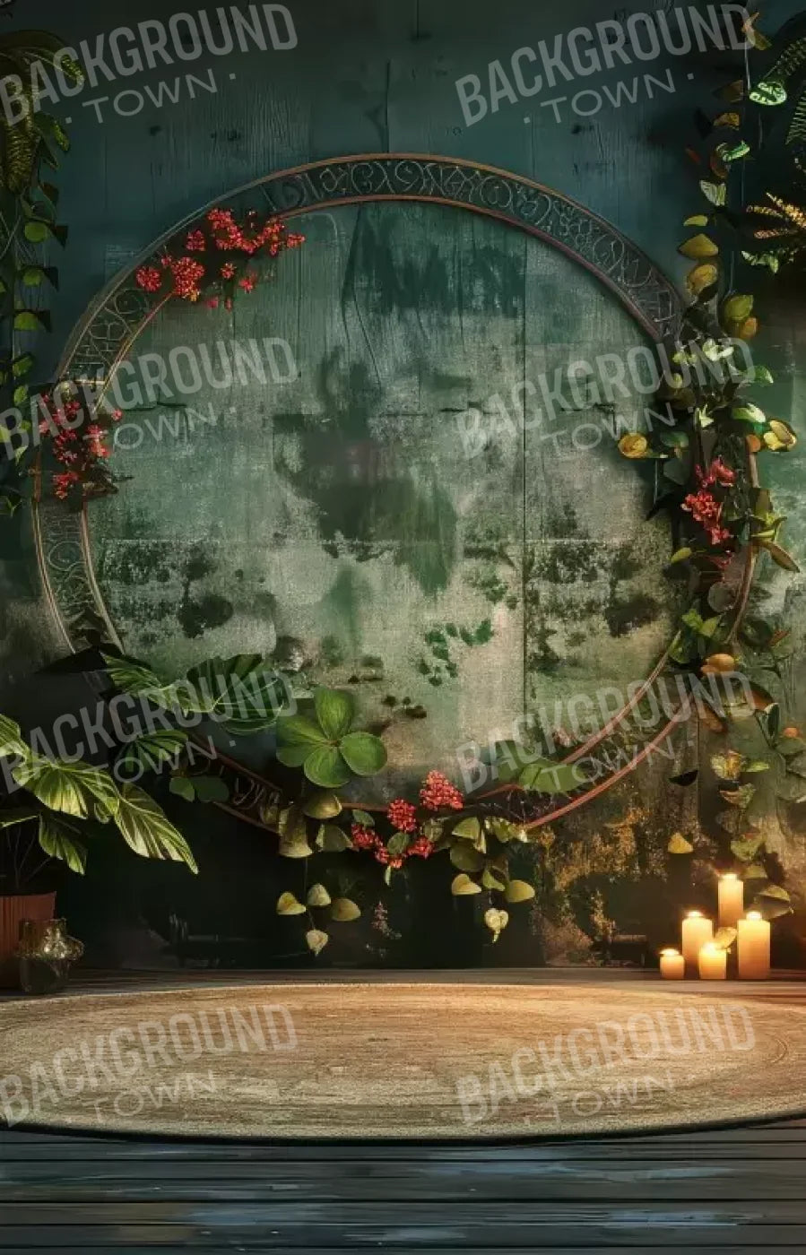 Boho Wall 9’X14’ Ultracloth (108 X 168 Inch) Backdrop