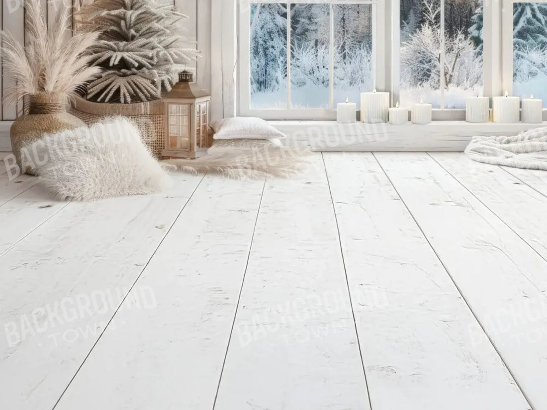 BohoChristmas Sweep 6’8x5’ Fleece (80 x 60 inch) Backdrop