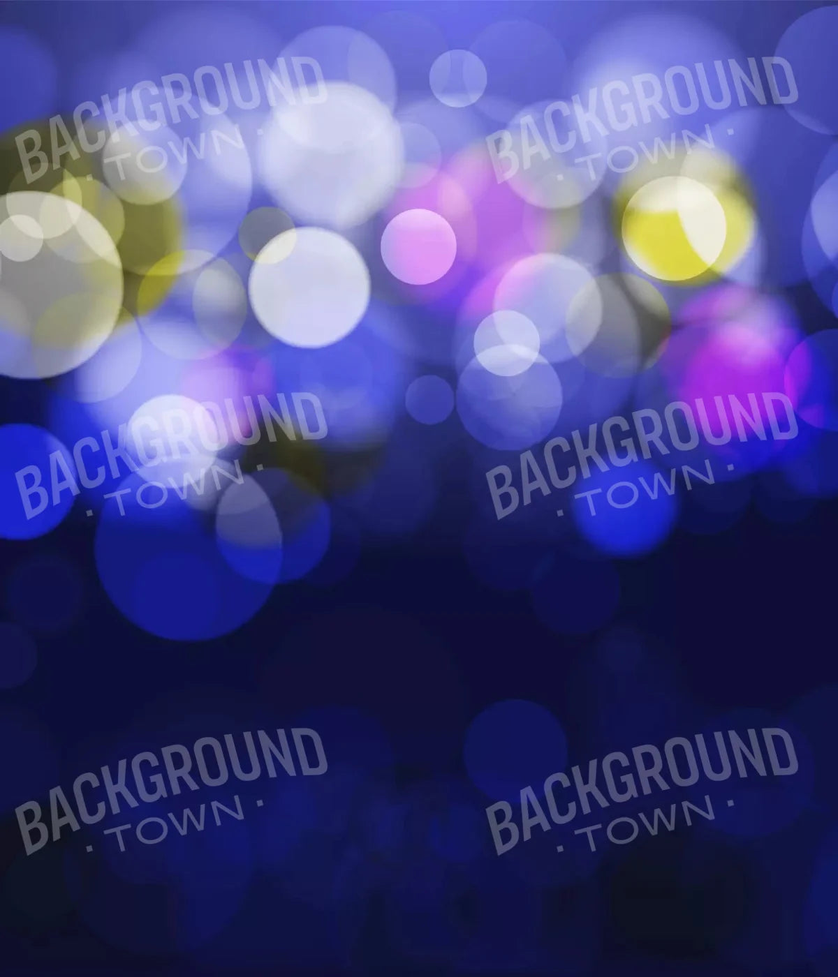 Bokeh Blue 10X12 Ultracloth ( 120 X 144 Inch ) Backdrop