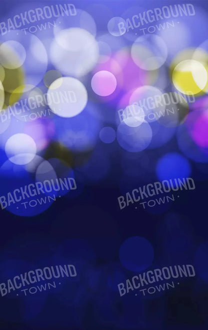 Bokeh Blue 10X16 Ultracloth ( 120 X 192 Inch ) Backdrop