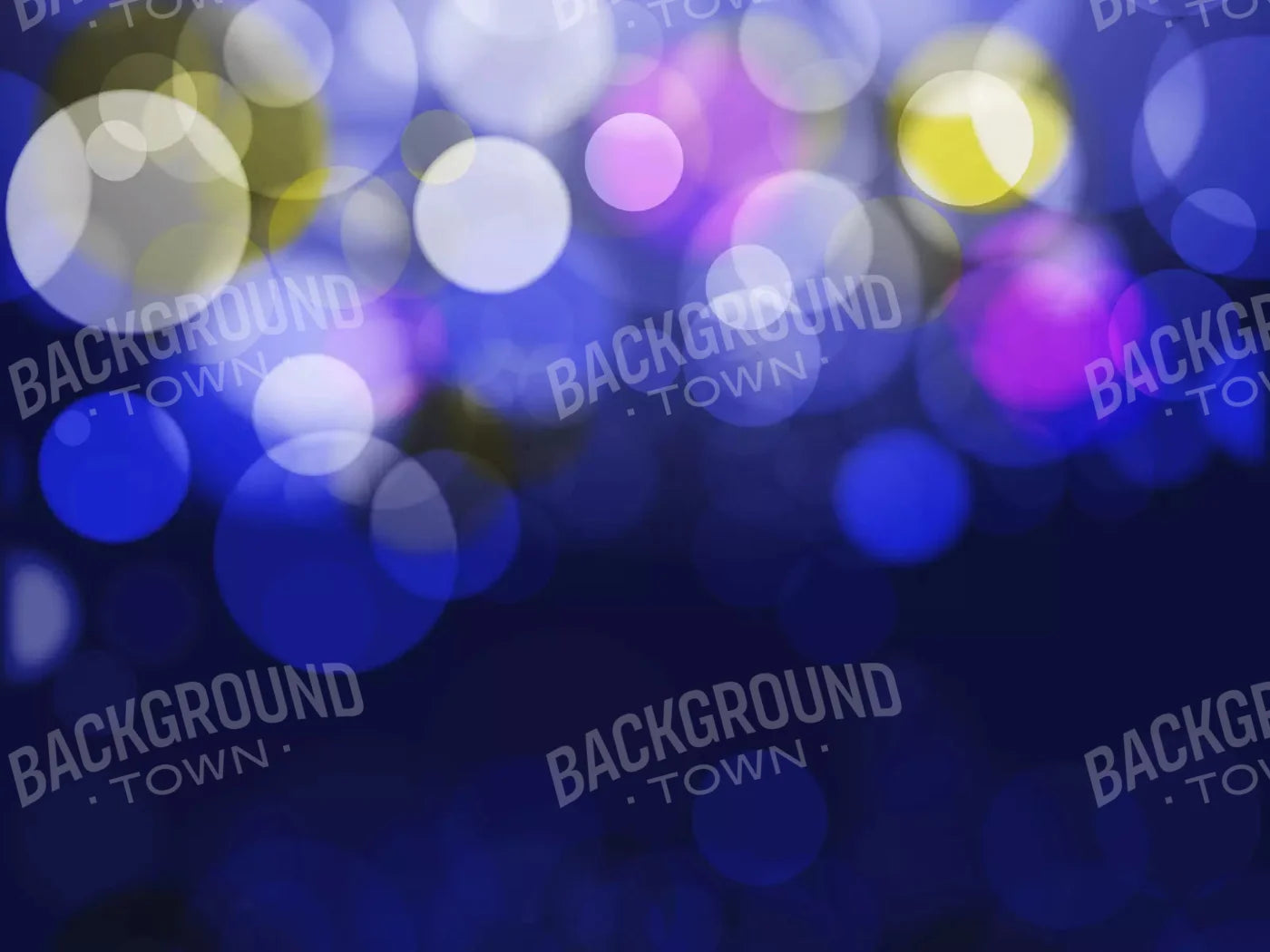 Bokeh Blue 7X5 Ultracloth ( 84 X 60 Inch ) Backdrop