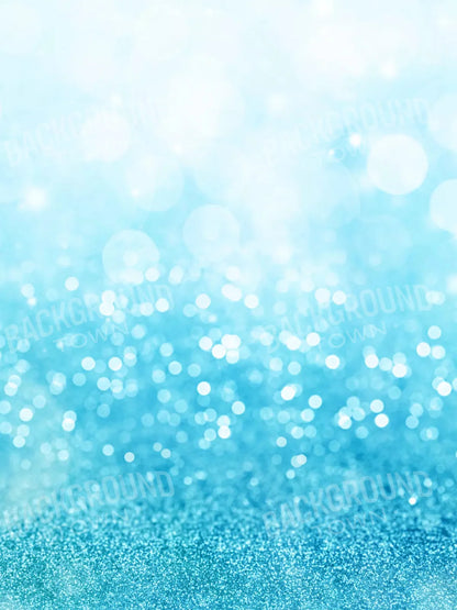 Bokeh Blue Sparkle 5X7 Ultracloth ( 60 X 84 Inch ) Backdrop