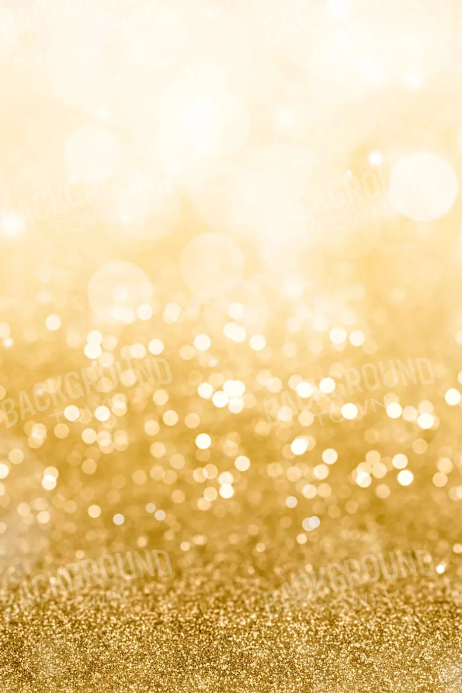 Bokeh Gold Sparkle 5X8 Ultracloth ( 60 X 96 Inch ) Backdrop