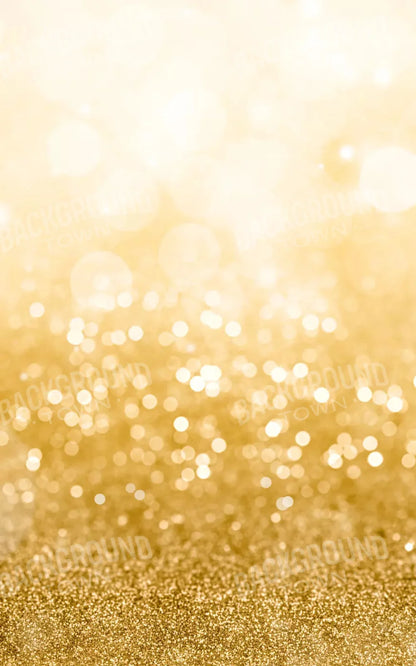 Bokeh Gold Sparkle 9X14 Ultracloth ( 108 X 168 Inch ) Backdrop