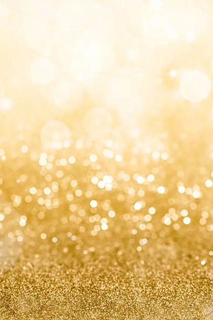 Bokeh Gold Sparkle 5X76 For Lvl Up Backdrop System ( 60 X 90 Inch )