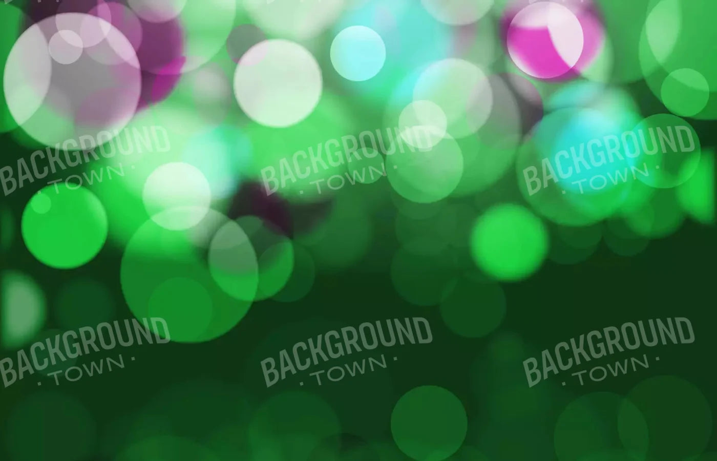 Bokeh Green 12X8 Ultracloth ( 144 X 96 Inch ) Backdrop