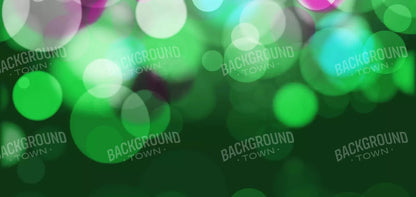 Bokeh Green 16X8 Ultracloth ( 192 X 96 Inch ) Backdrop