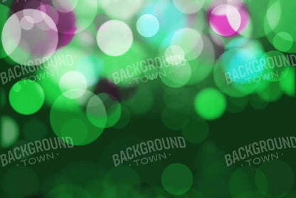 Bokeh Green 8X5 Ultracloth ( 96 X 60 Inch ) Backdrop