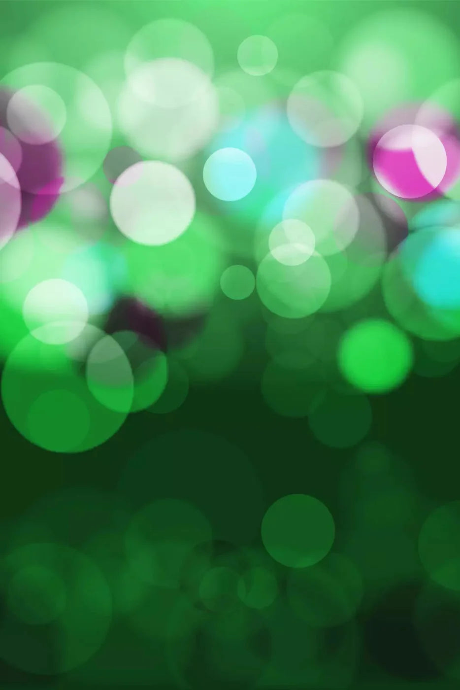 Bokeh Green 5X76 For Lvl Up Backdrop System ( 60 X 90 Inch )