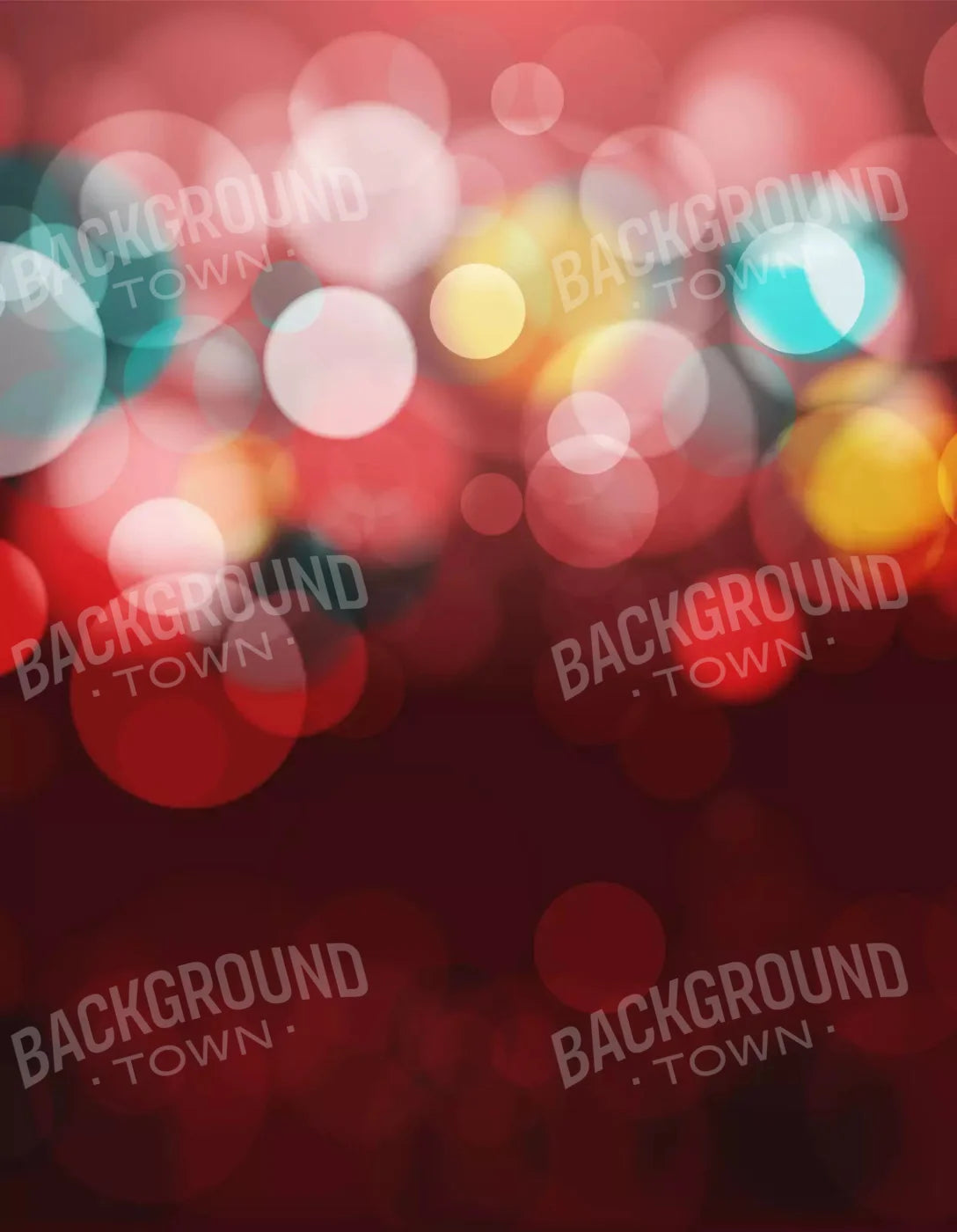 Bokeh Magic Apple 6X8 Fleece ( 72 X 96 Inch ) Backdrop