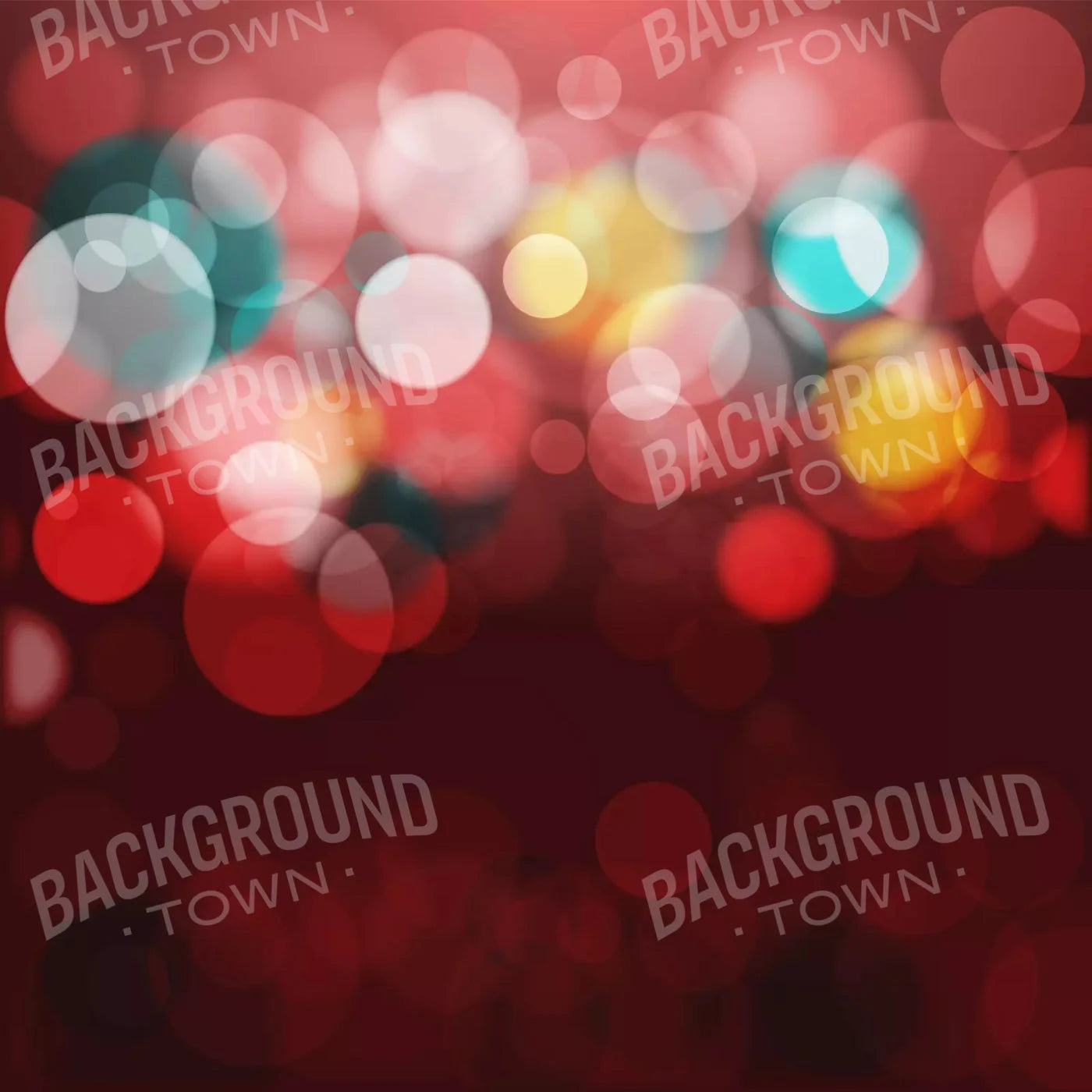 Bokeh Magic Apple 8X8 Fleece ( 96 X Inch ) Backdrop