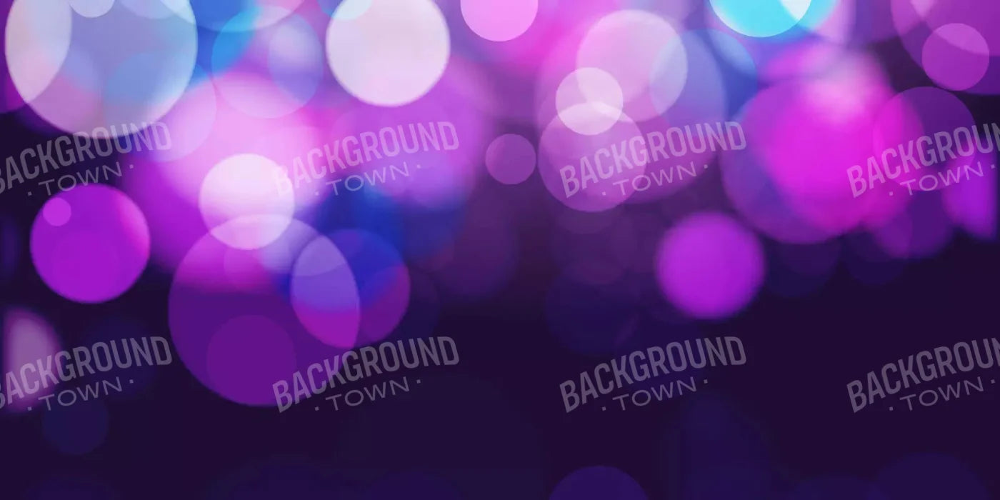 Bokeh Magic Blueberry 20X10 Ultracloth ( 240 X 120 Inch ) Backdrop