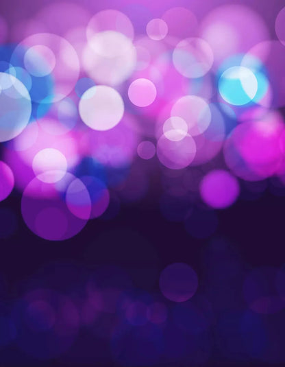 Bokeh Magic Blueberry 6X8 Fleece ( 72 X 96 Inch ) Backdrop